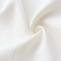 Luxury quality white fabric texture for women's pocket blazers.