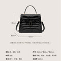 Luxury Crocodile Pattern Lady Handbag Women Shoulder Bags Designer FamSPECIFICATIONSBrand Name: NoEnName_NullOrigin: Mainland ChinaCN: ZhejiangLining Material: POLYESTERMain Material: Genuine leatherPlace Of Origin: ZHE JIANG ProvincePDMEwomenstorenull