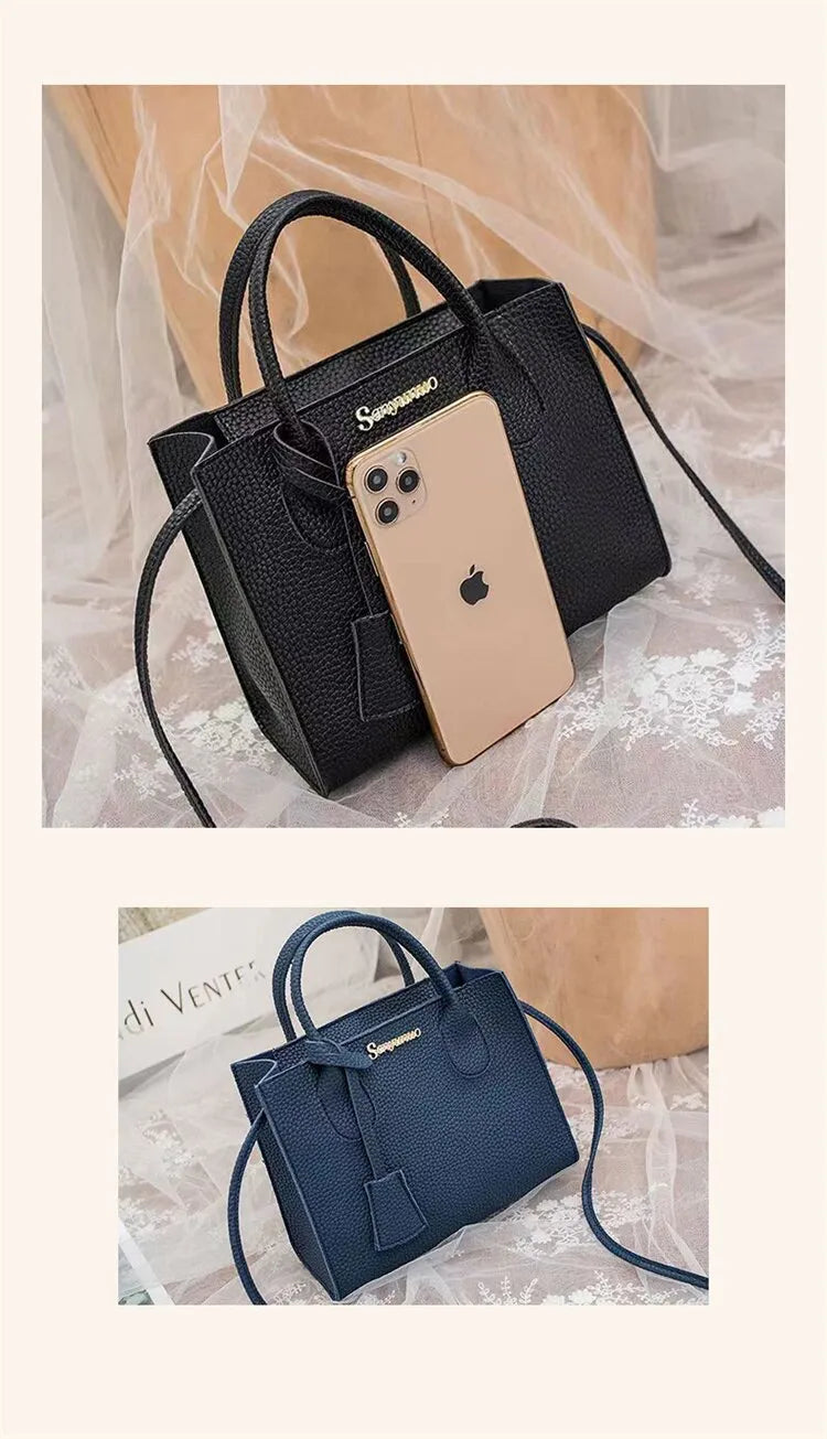 Ladies Handbags Single-shoulder Crossbody Handheld Triple-use Satchel SPECIFICATIONSBrand Name: NoEnName_NullOrigin: Mainland ChinaCN: GuangdongLining Material: POLYESTERMain Material: PUPlace Of Origin: GUANG DONG ProvincePlace Of OriDMEwomenstorenull