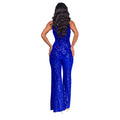 Sleeveless Sequined Jumpsuit Round Neck Slim Fit High Waist Sexy SprinSPECIFICATIONSBrand Name: mandylandyStyle: StreetwearAge: MIDDLE AGEOrigin: Mainland ChinaCN: GuangdongSeason: SummerMaterial: POLYESTERDecoration: SequinedFabric TyDMEwomenstorenull