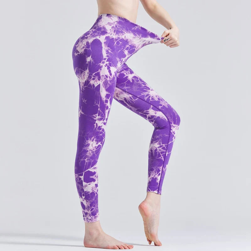 Women Tie Dyed Seamless Leggings Scrunch Fitness Fashion High Gym WaisSPECIFICATIONSBrand Name: caeruleusWaist Type: highStyle: CasualLength(Bottoms): Ankle-LengthOrigin: Mainland ChinaCN: ZhejiangSeason: All seasonHign-concerned ChemiDMEwomenstorenull