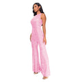 Sleeveless Sequined Jumpsuit Round Neck Slim Fit High Waist Sexy SprinSPECIFICATIONSBrand Name: mandylandyStyle: StreetwearAge: MIDDLE AGEOrigin: Mainland ChinaCN: GuangdongSeason: SummerMaterial: POLYESTERDecoration: SequinedFabric TyDMEwomenstorenull