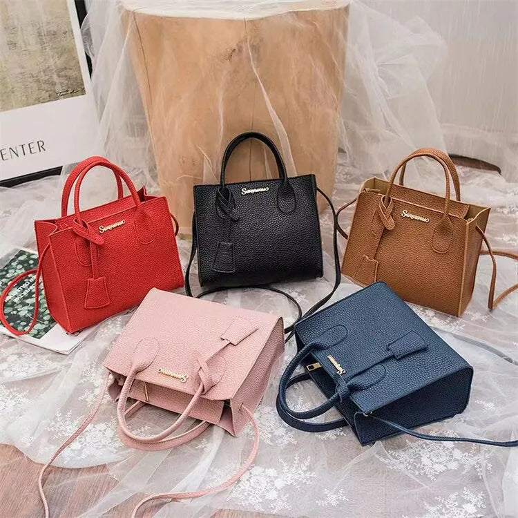 Ladies Handbags Single-shoulder Crossbody Handheld Triple-use Satchel SPECIFICATIONSBrand Name: NoEnName_NullOrigin: Mainland ChinaCN: GuangdongLining Material: POLYESTERMain Material: PUPlace Of Origin: GUANG DONG ProvincePlace Of OriDMEwomenstorenull