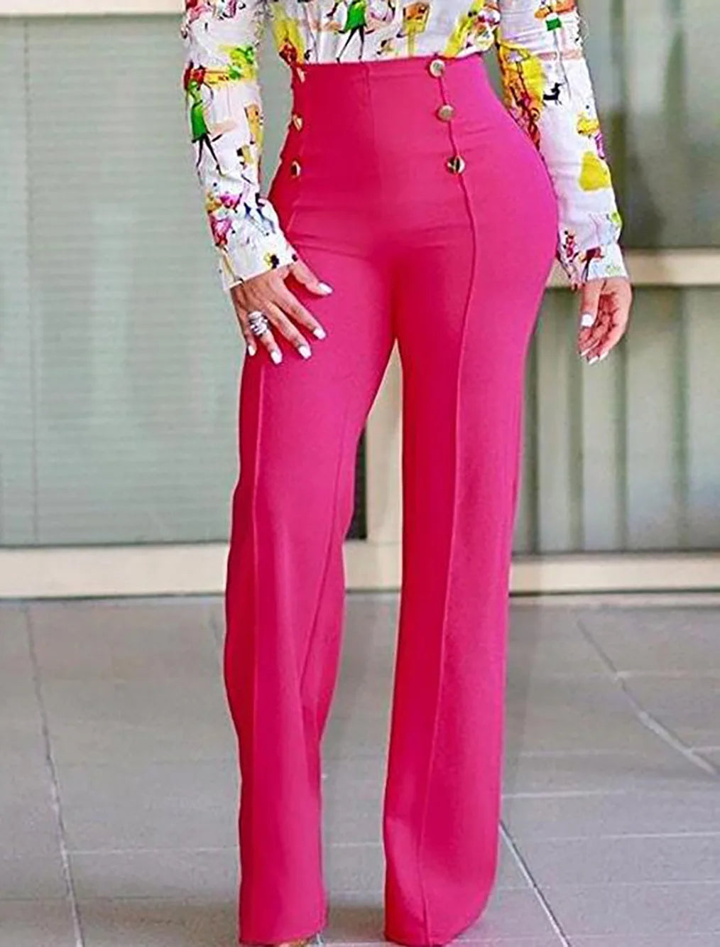 Pants-bottoms new style explosive narrow version of wide-leg trousers