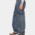 Cargo Pants- High Waist Multi Pocket Cargo Jeans Fashion Loose Denim