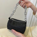 Handbag- Rhinestone Bucket Bag Glitter Chain Purse Women's Mini Bag