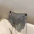 Handbag- Rhinestone Bucket Bag Glitter Chain Purse Women's Mini Bag